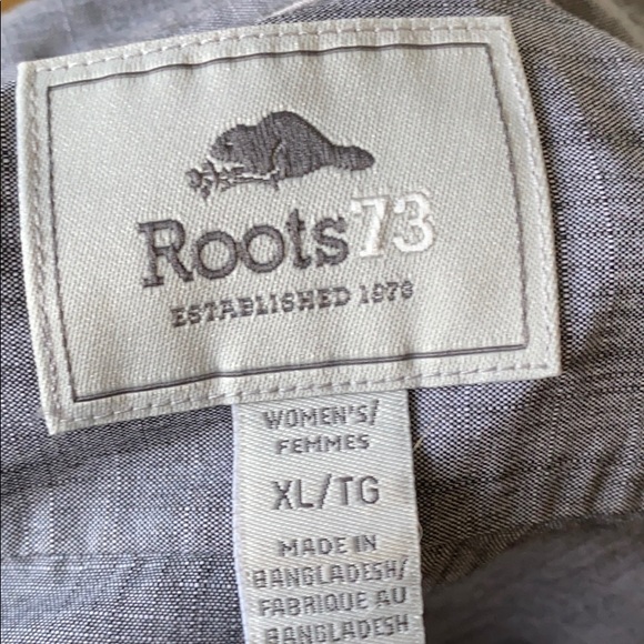 Audi Button up Blouse sz XL by Roots - Picture 6 of 6